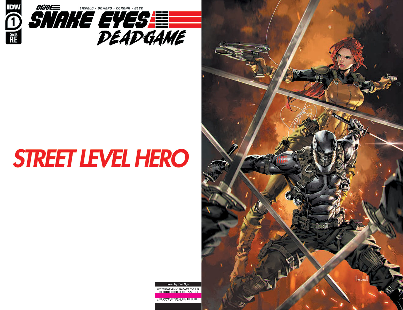 SNAKE EYES DEADGAME #1 KAEL NGU EXCLUSIVE SCARLET ORANGE VIRGIN VAR (07/15/2020)