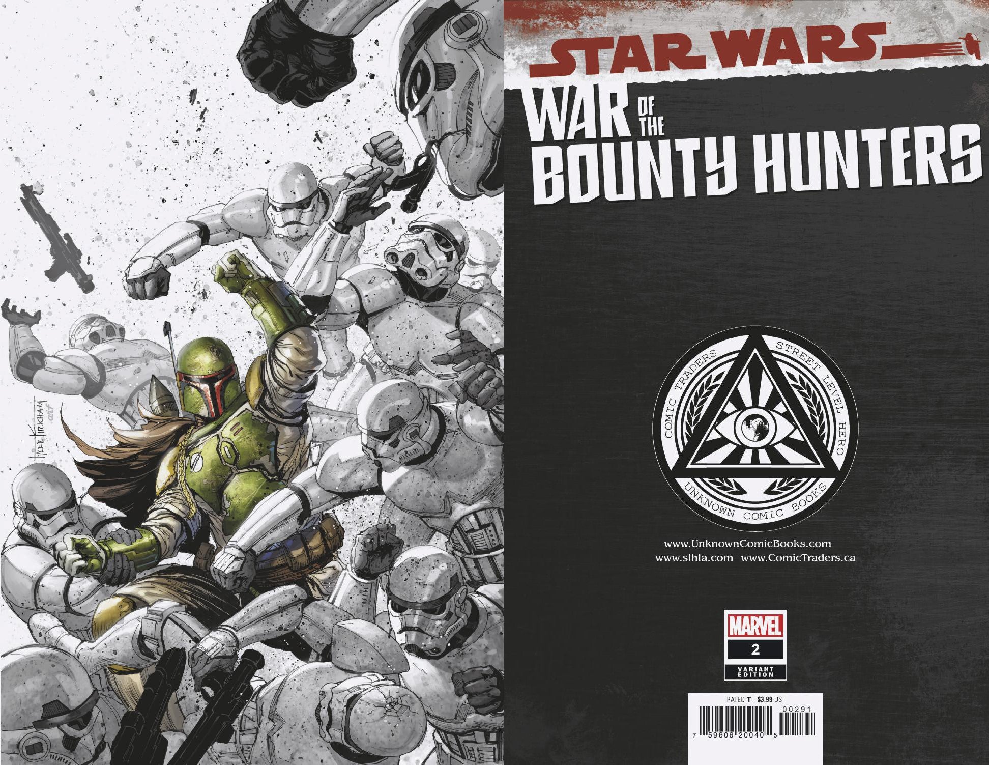 STAR WARS WAR BOUNTY HUNTERS #2 (OF 5) UNKNOWN COMICS TYLER KIRKHAM EXCLUSIVE VIRGIN VAR (07/14/2021)