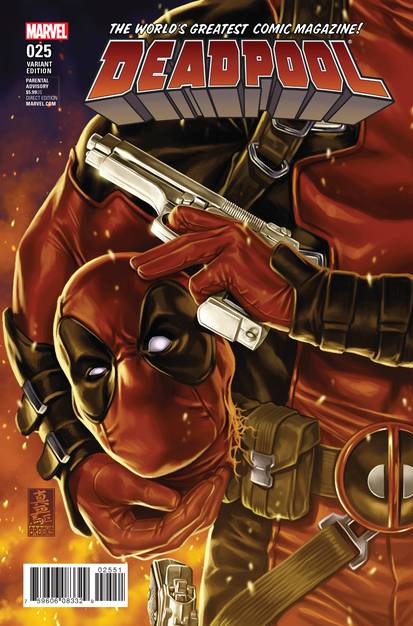 DEADPOOL #25 BROOKS VAR (1:50)