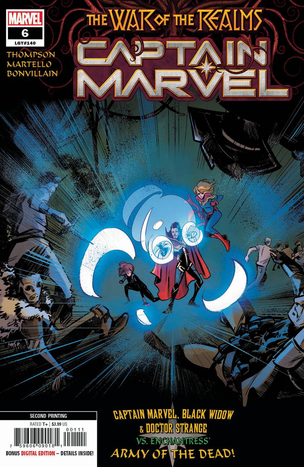 CAPTAIN MARVEL #6 2ND PTG MARTELLO VAR (07/24/2019)