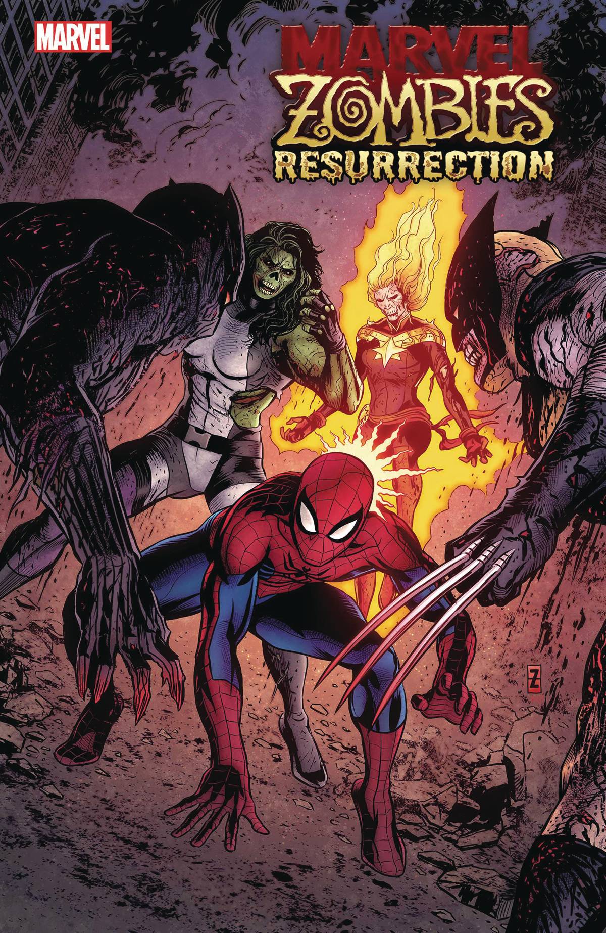 MARVEL ZOMBIES RESURRECTION #1 (OF 4) ZIRCHER VAR 1:50 (04/29/2020) (09/02/2020)