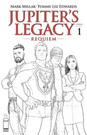 (RATIO) JUPITERS LEGACY REQUIEM #1 (OF 12) CVR C QUITELY B&W (MR) (1:1)