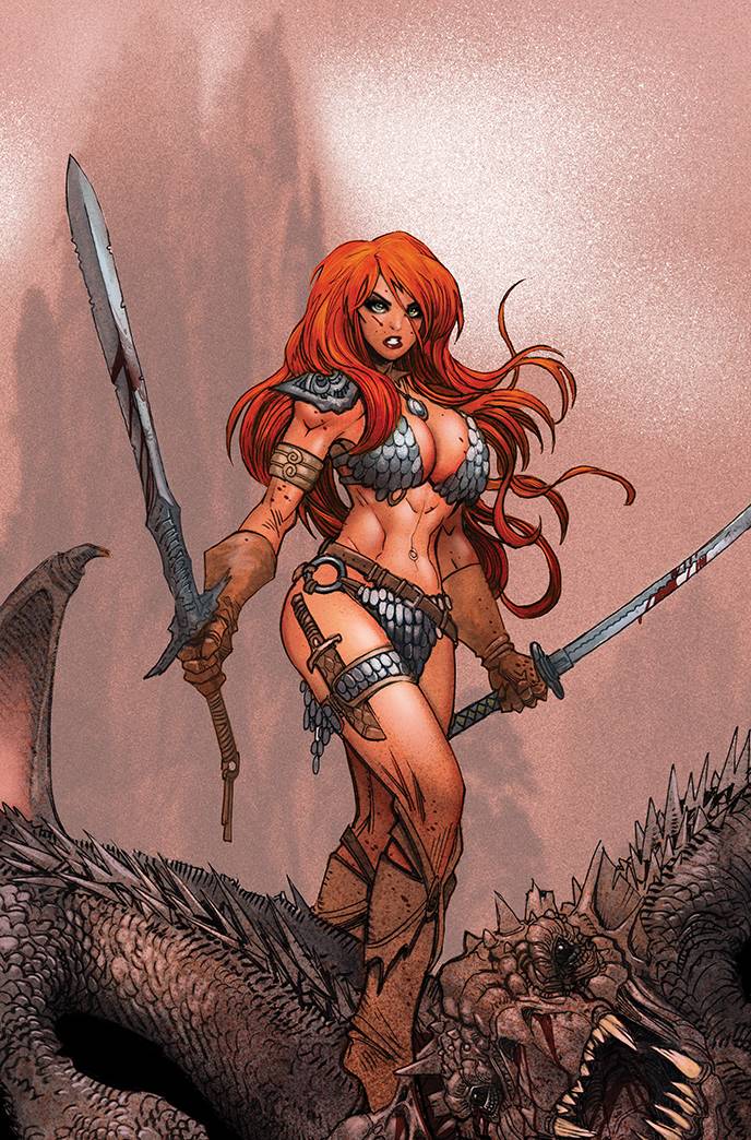 (RATIOS) INVINCIBLE RED SONJA #1 MORITAT VIRGIN FOC INCV (1:21) (05/05/2021)