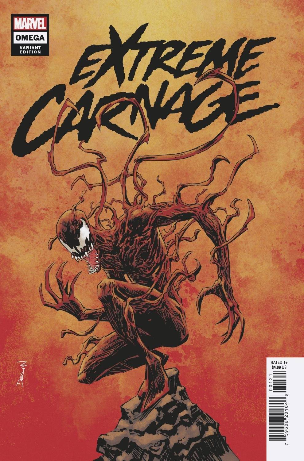 (RATIO) EXTREME CARNAGE OMEGA #1 SHALVEY VAR (1:25) (9/29/2021)