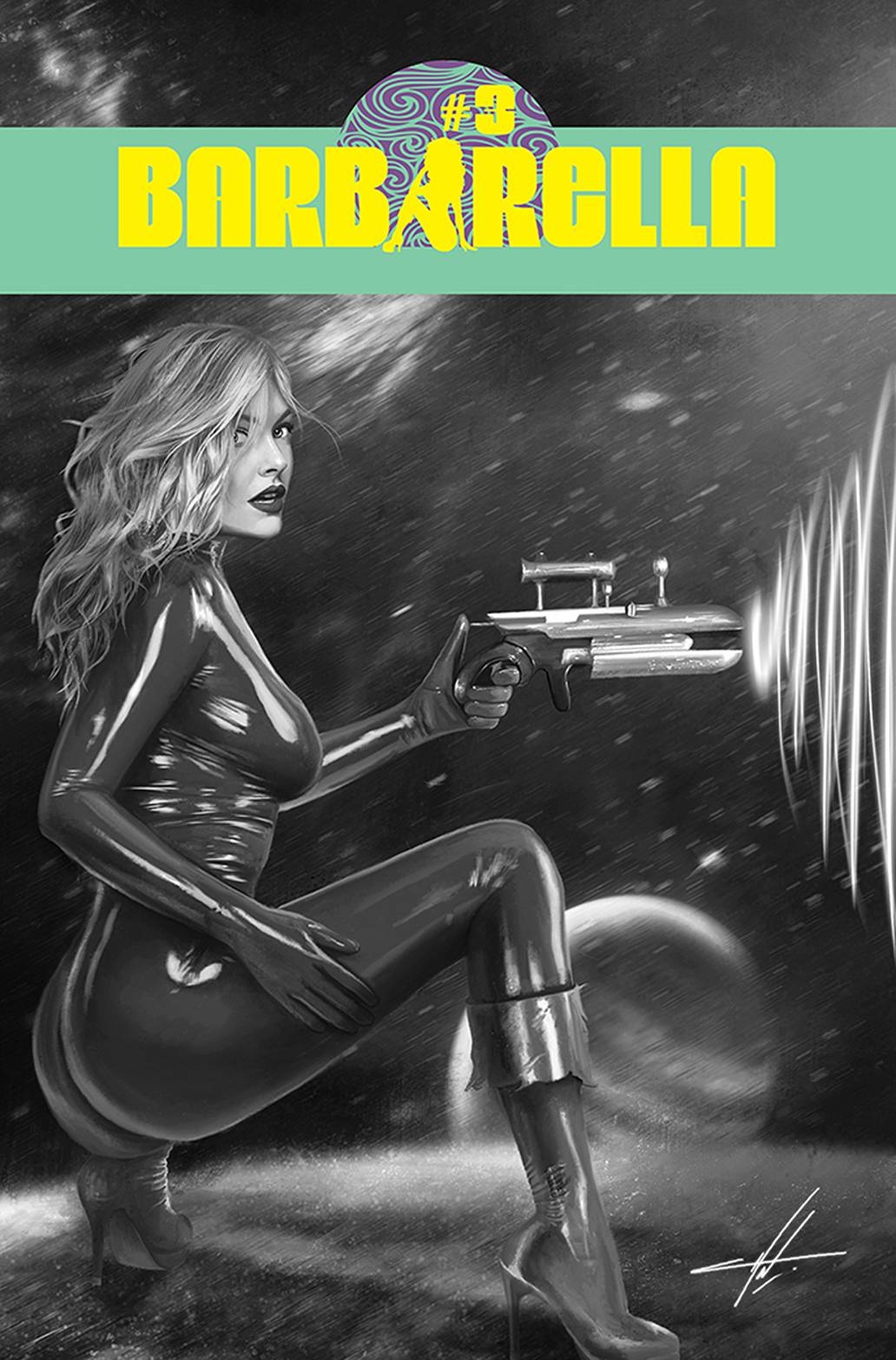 (RATIOS) BARBARELLA #3 CVR H INCV COHEN B&W (9/22/2021) (1:20)