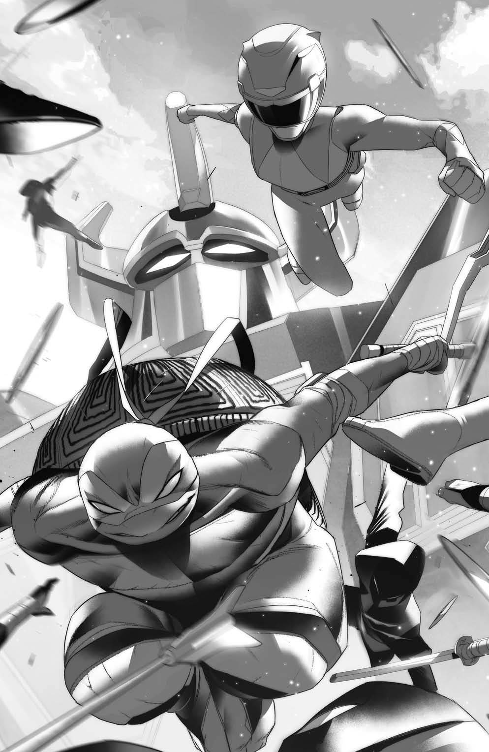 MMPR TMNT II #1 (OF 5) CVR M 50 COPY INCV DI MEO (C: 1-0-0) (12/28/2022)