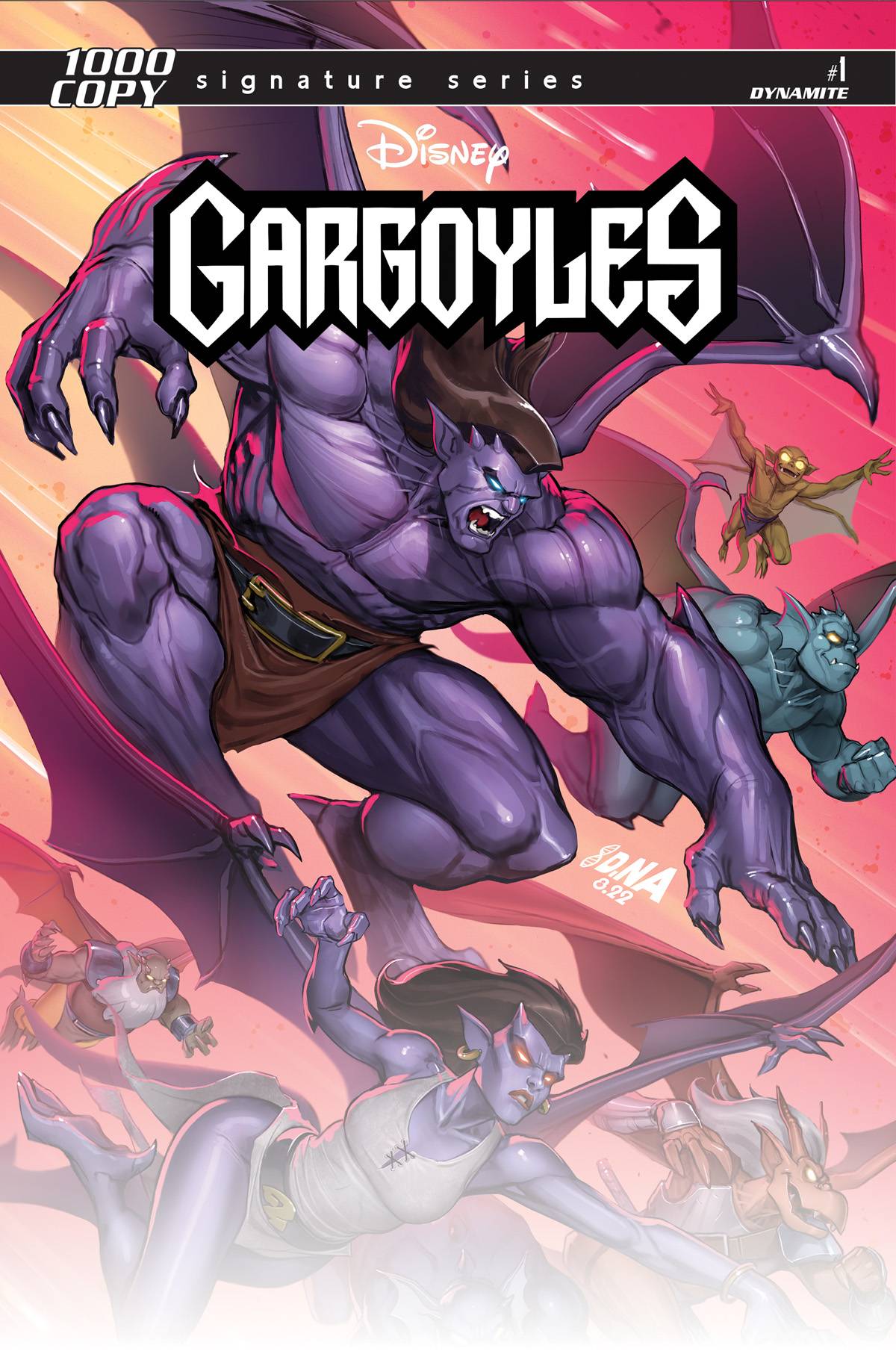 GARGOYLES #1 CVR W 1000 COPY INCV WEISMAN SGN (12/07/2022)