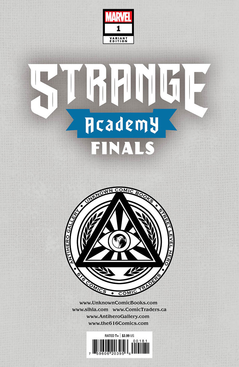 STRANGE ACADEMY: FINALS #1 UNKNOWN COMICS R1C0 EXCLUSIVE VIRGIN VAR (10/26/2022)