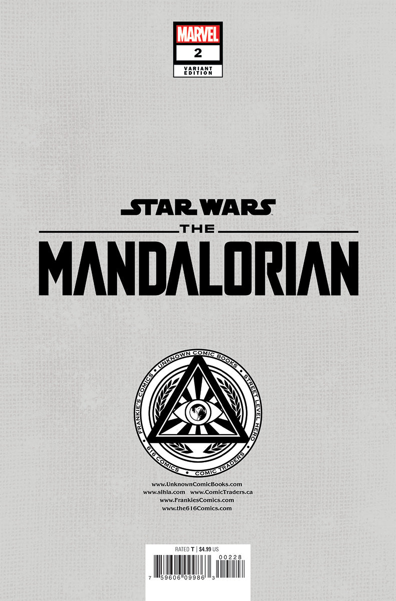 STAR WARS: THE MANDALORIAN #2 UNKNOWN COMICS TODD NAUCK EXCLUSIVE VAR (08/17/2022)
