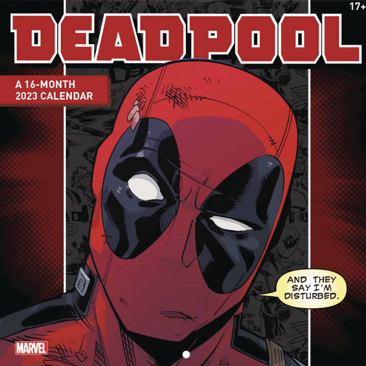 DEADPOOL 2023 WALL CALENDAR