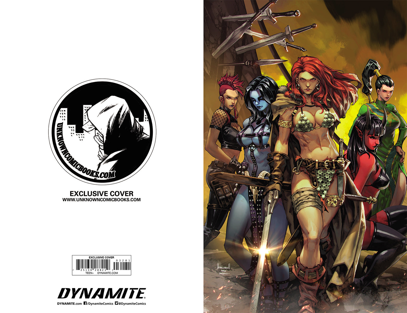 RED SONJA AGE OF CHAOS #3 UNKNOWN COMICS KAEL NGU EXCLUSIVE VIRGIN VAR (03/18/2020)