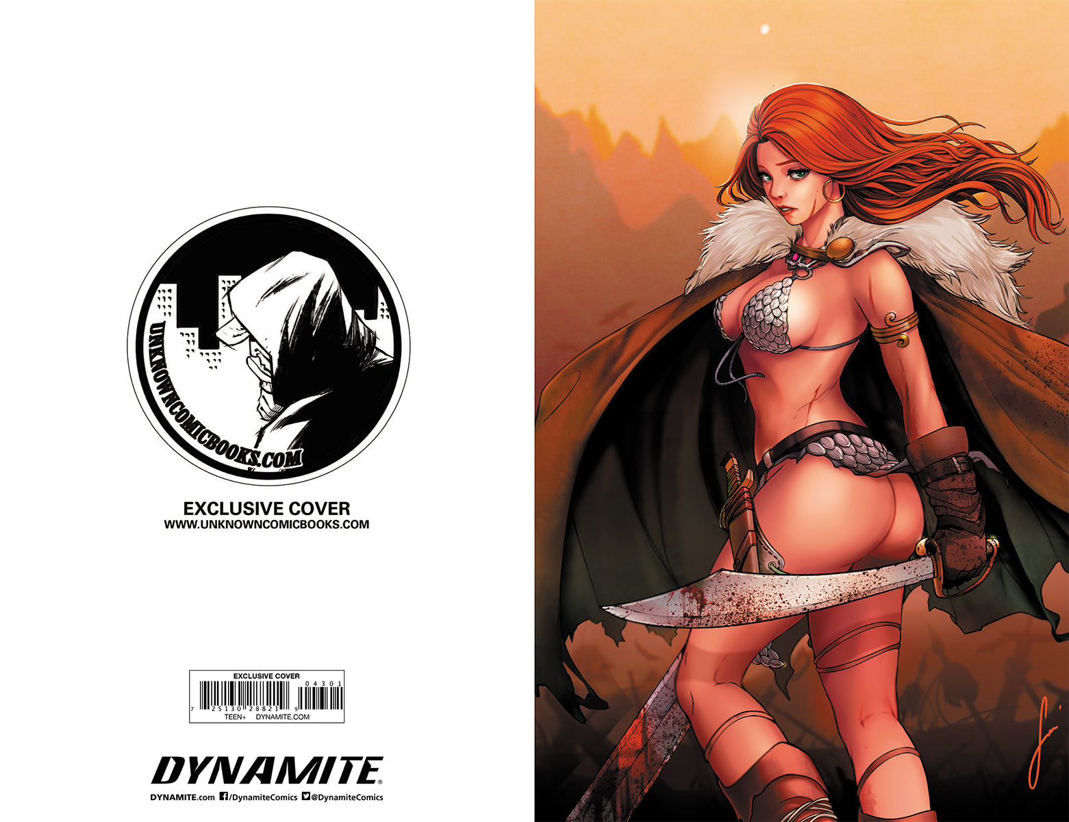 RED SONJA AGE OF CHAOS #4 UNKNOWN COMICS VANESSA TOLENTINO EXCLUSIVE VAR (04/15/2020) (06/17/2020)