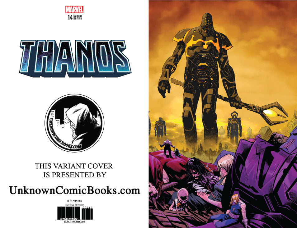 THANOS #14 5TH PTG SHAW UNKNOWN COMIC BOOKS VIRGIN