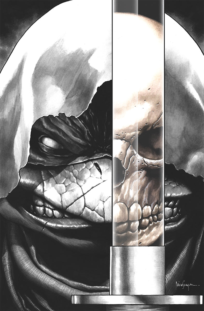 TMNT THE LAST RONIN #1 (OF 5) MICO SUAYAN EXCLUSIVE VIRGIN VAR COPIC B&W (08/19/2020)