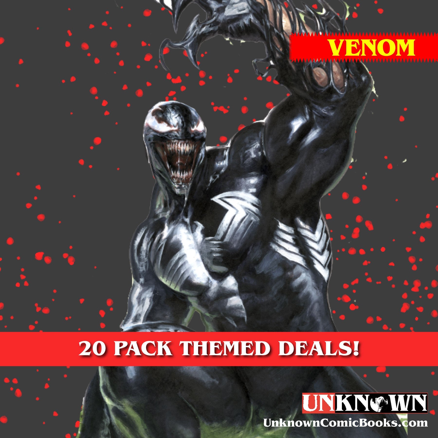[20 PACK] UNKNOWN COMICS MYSTERY THEMED 👉VENOM EXCLUSIVE BOX 👉TRADE (01/11/2023)