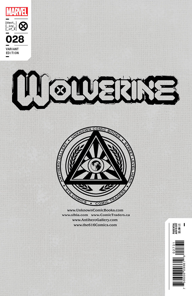 WOLVERINE #28 UNKNOWN COMICS SABINE RICH EXCLUSIVE VAR (12/14/2022)