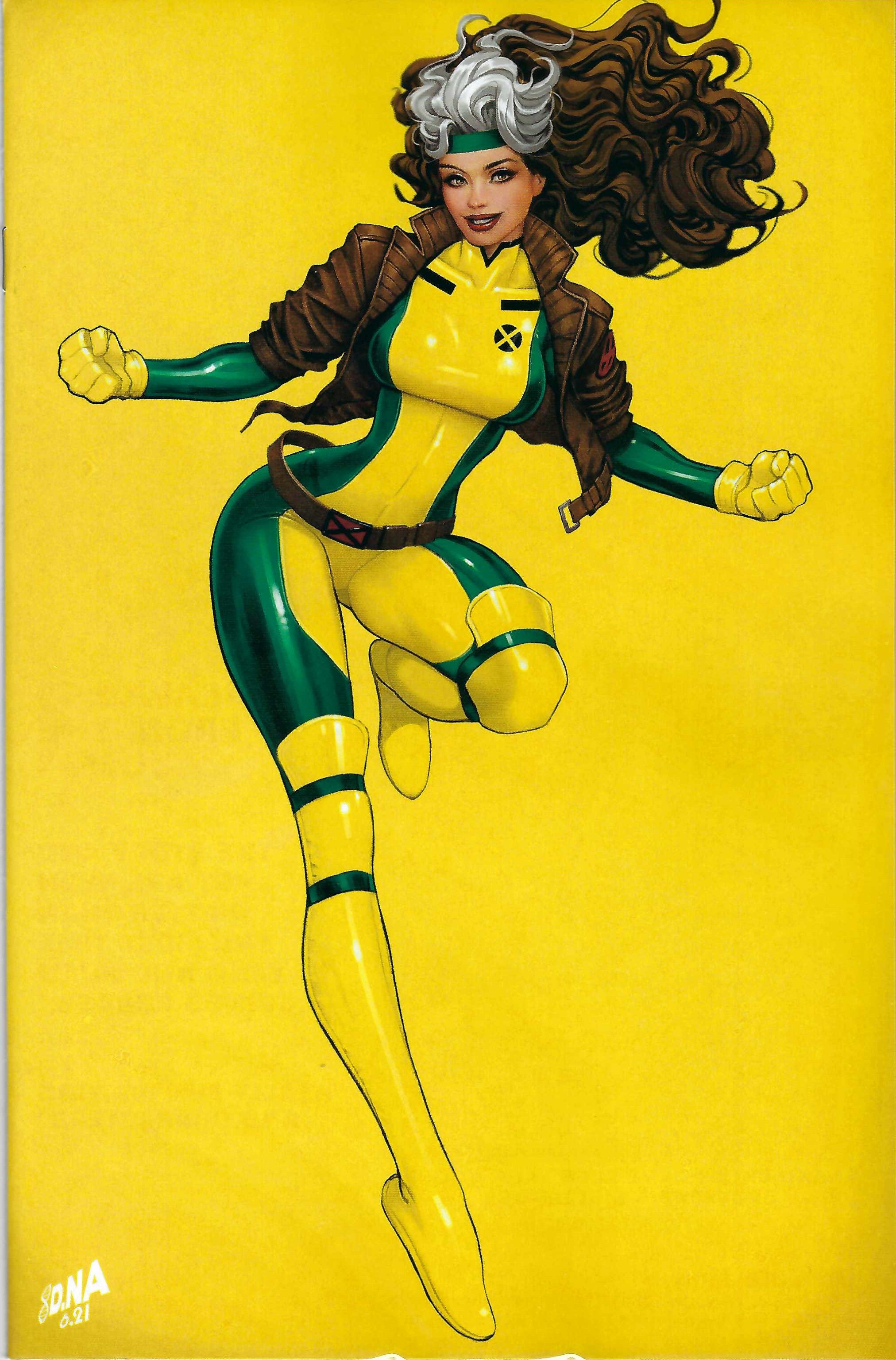 X-MEN #1 UNKNOWN COMICS DAVID NAKAYAMA EXCLUSIVE YELLOW VIRGIN COLOR BLEED VAR