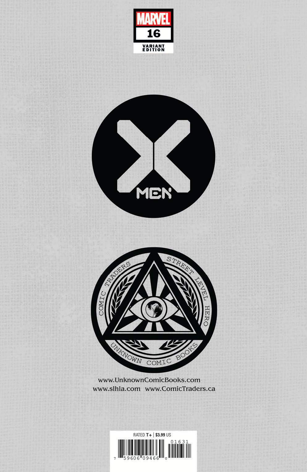 X-MEN #16 UNKNOWN COMICS MIGUEL MERCADO EXCLUSIVE KNULLIFIED VAR XOS (12/30/2020)