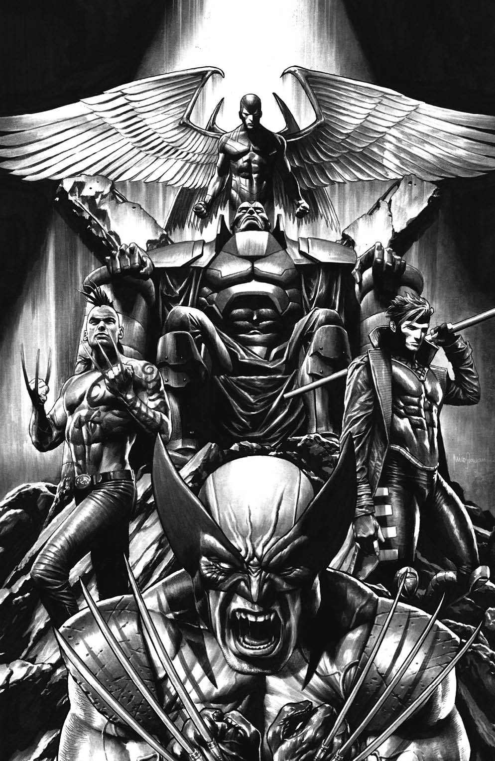 X Of Swords Creation #1 Unknown Comics Mico Suayan Exclusive Virgin B&W Var (09/23/2020)