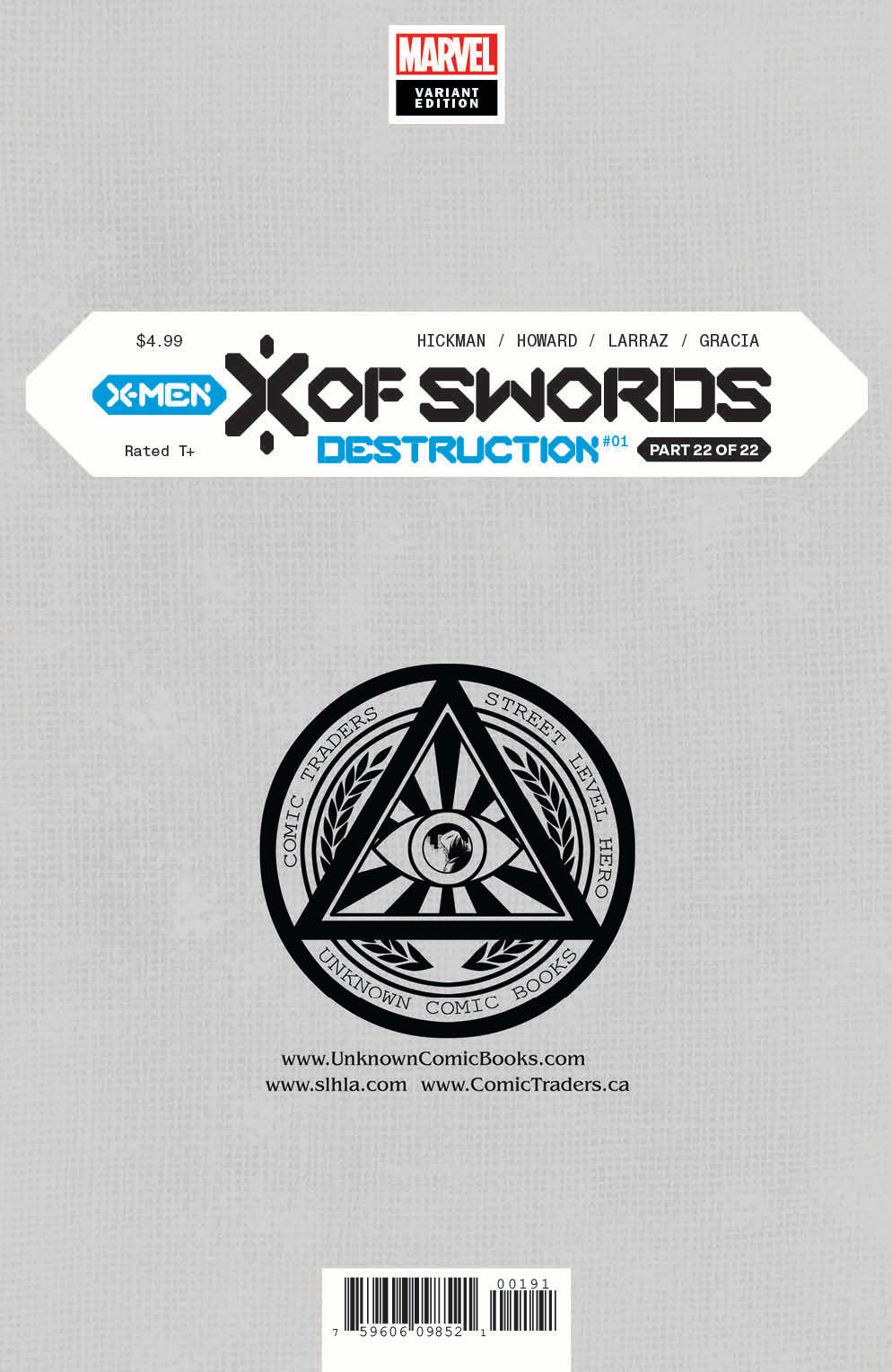 X OF SWORDS DESTRUCTION #1 UNKNOWN COMICS MICO SUAYAN EXCLUSIVE VIRGIN VAR (11/25/2020)