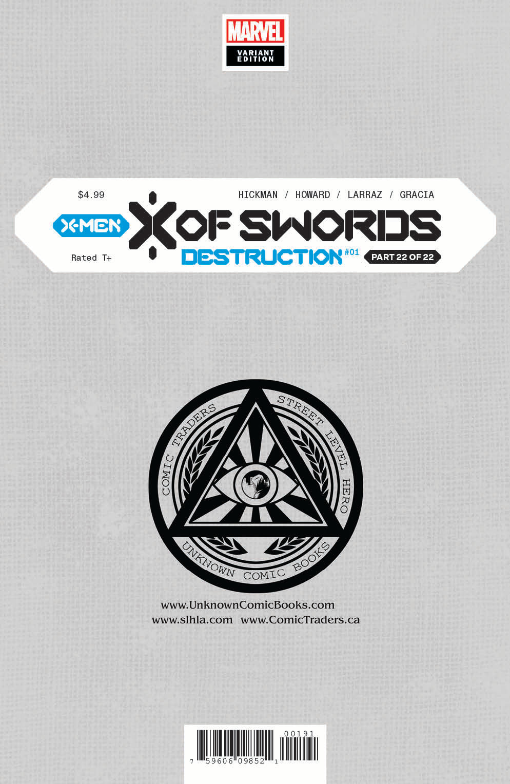 X Of Swords Destruction #1 Unknown Comics Mico Suayan Exclusive Virgin Var (11/25/2020)