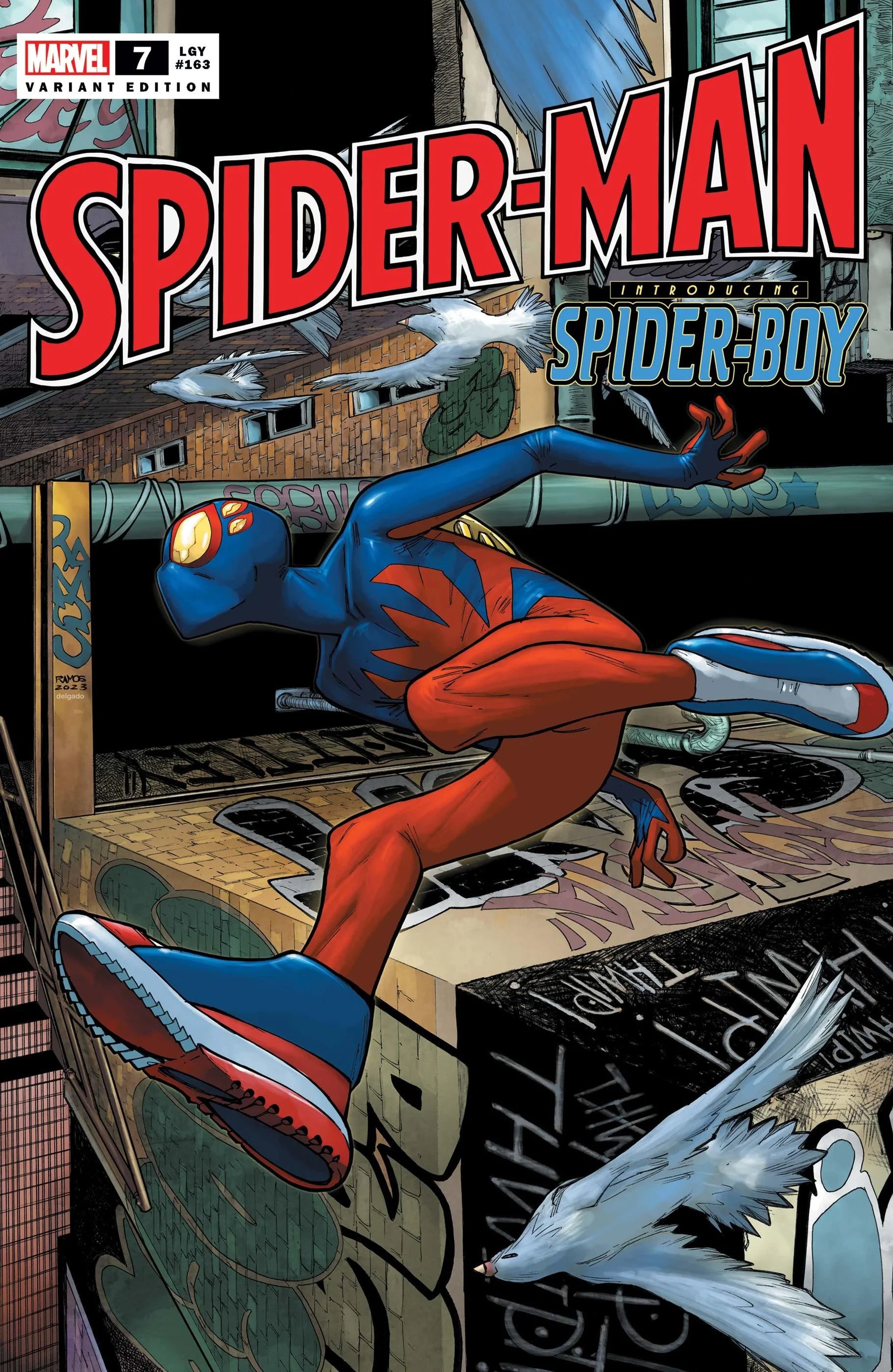 SPIDER-MAN #7 TOP SECRET SPOILER HUMBERTO RAMOS VAR (04/05/2023)