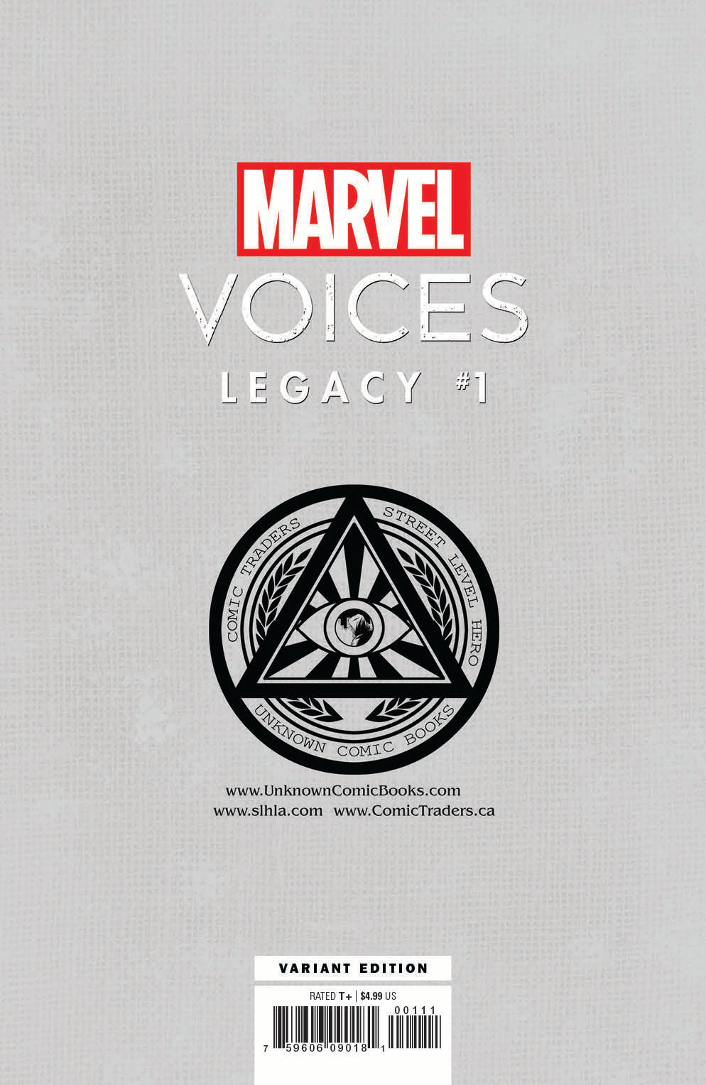 MARVELS VOICES LEGACY #1 UNKNOWN COMICS GABRIELE DELLOTTO EXCLUSIVE VAR (02/24/2021)