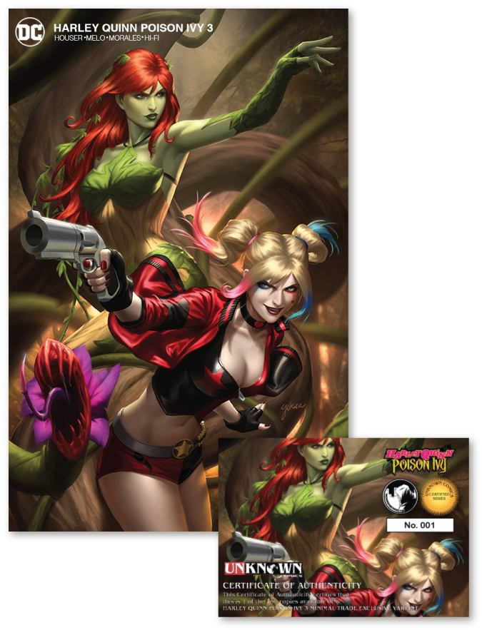 HARLEY QUINN & POISON IVY #3 (OF 6) UNKNOWN COMICS EJIKURE MINIMAL TRADE VAR LMTD (11/13/2019) SS