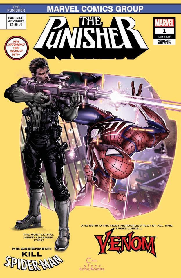 Punisher #1 Clayton Crain Exclusive Scorpion/Comics Elite