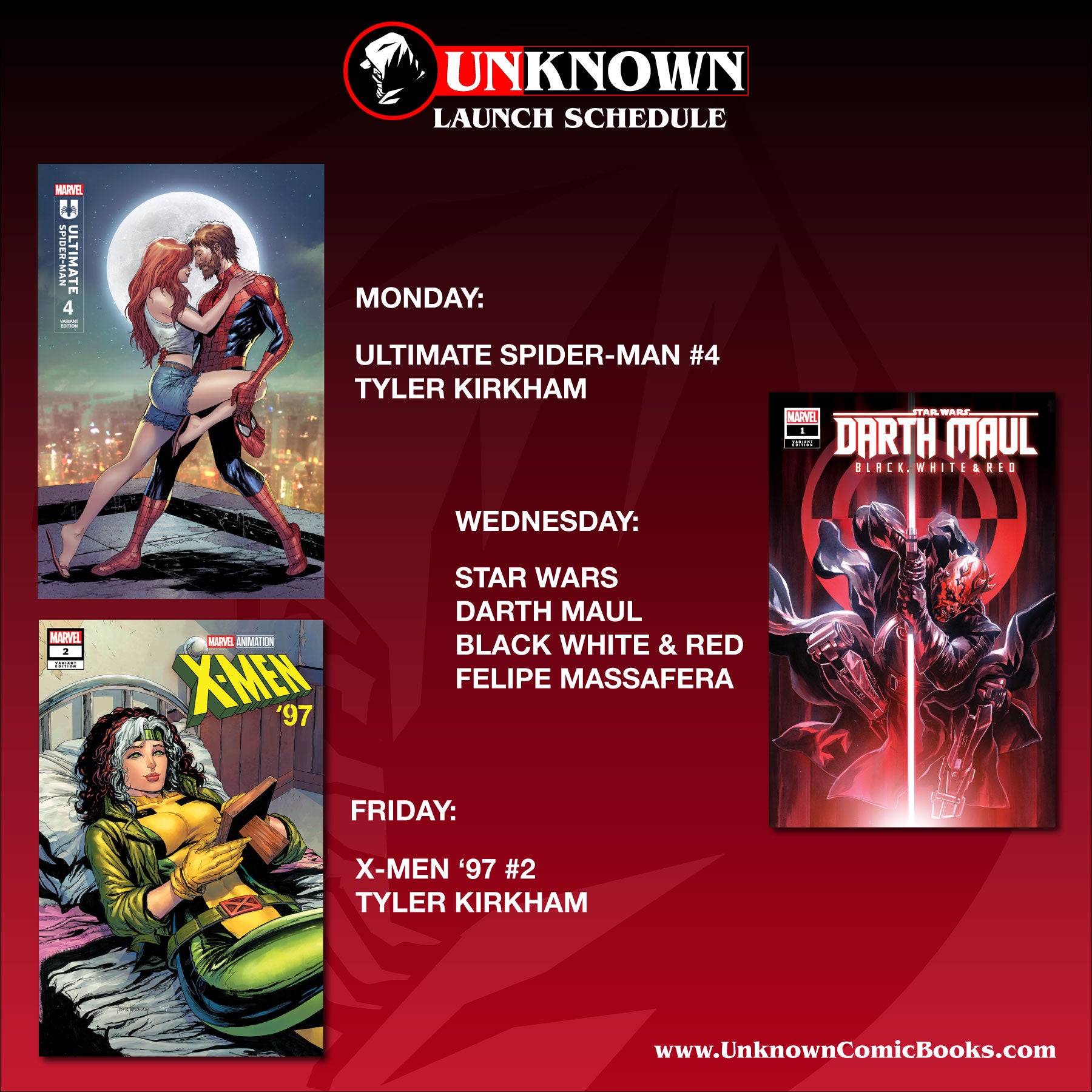 Unknown Comics Gears Up for Another Week of Exclusive Delights!