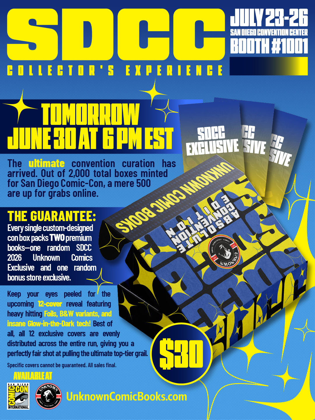 Convention Exclusive Comics | SDCC, NYCC, MegaCon, C2E2 & More
