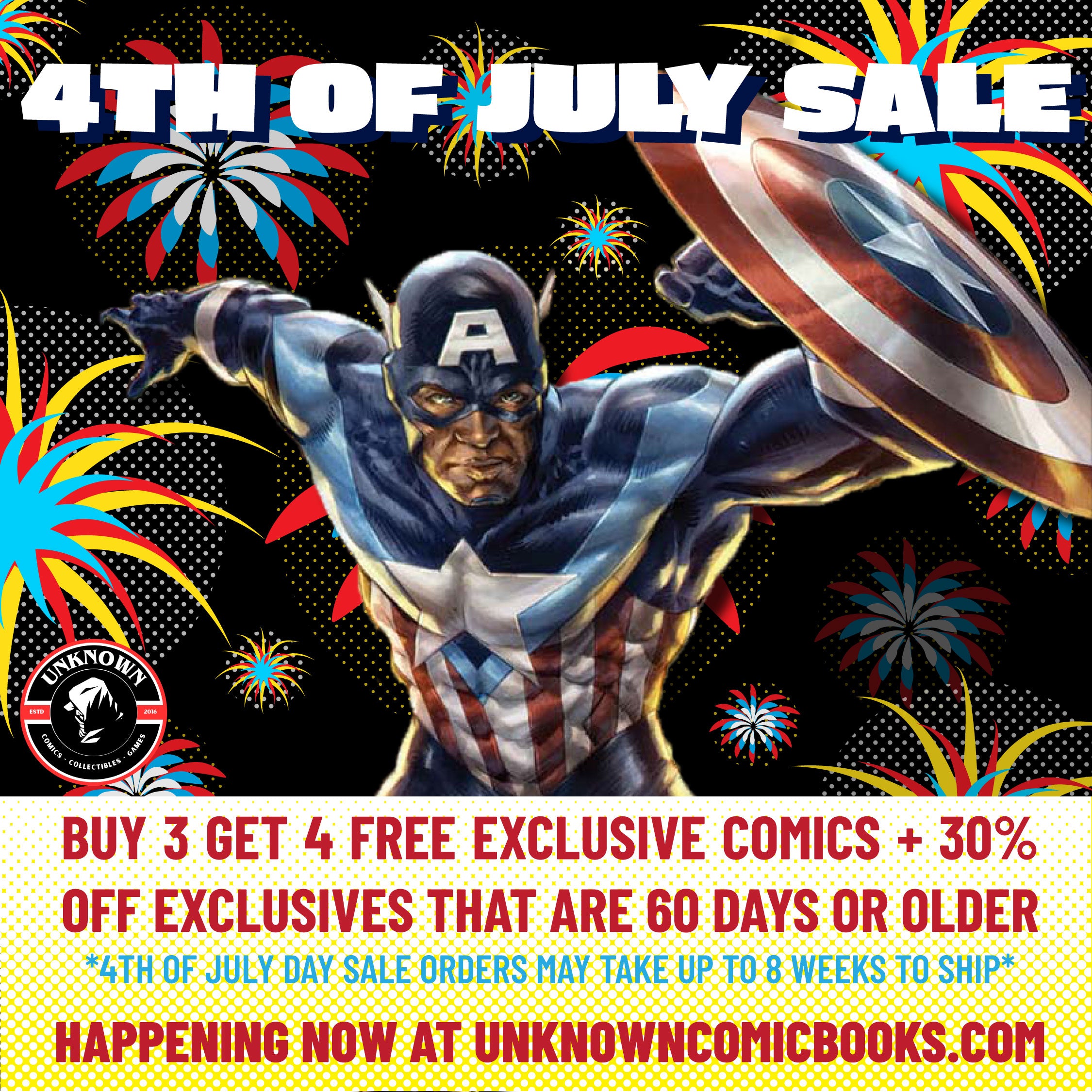 4th of JULY SALE B3G4 +30% OFF