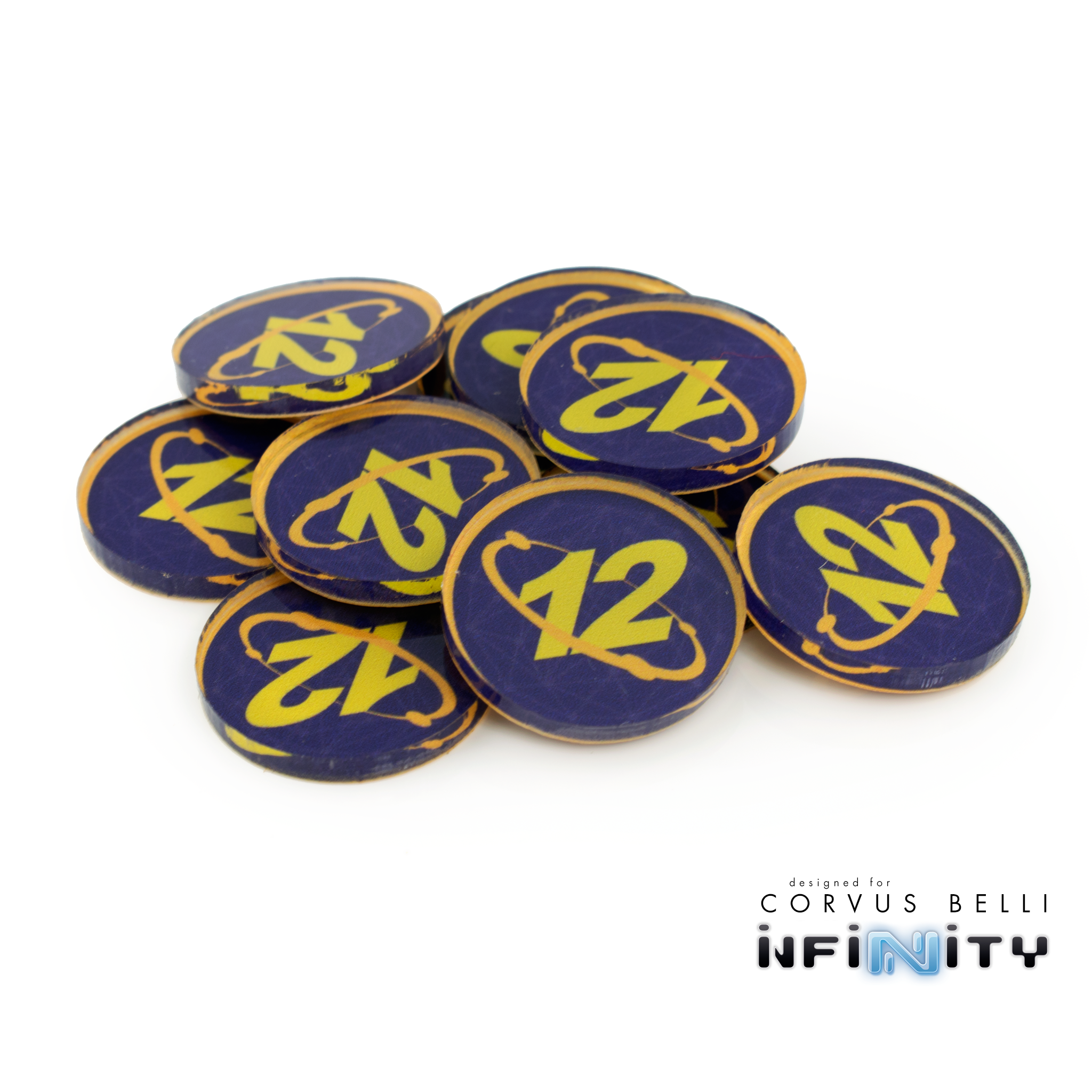 Full Color Infinity Faction Markers, 25mm (Bag of 10)