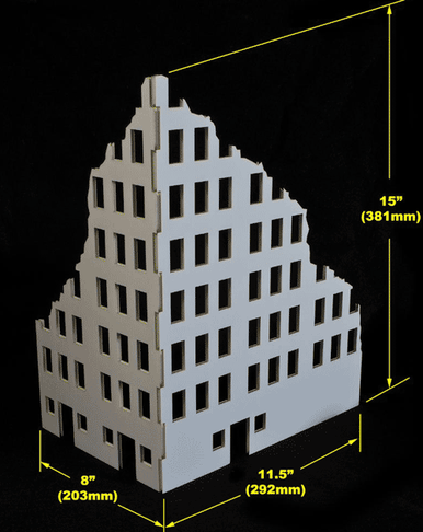 Ruined City Building - 28MMDF002