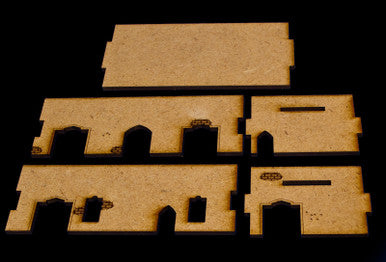 Middle East One Story Building With Removable Roof (MDF) - 15MMDF015-R