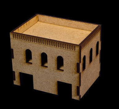 Middle East Two Story Building With Removable Roof (MDF) - 15MMDF020-R