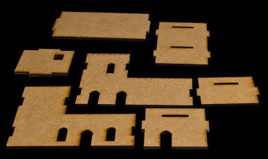 Middle East Two Story Building - 28MMDF026