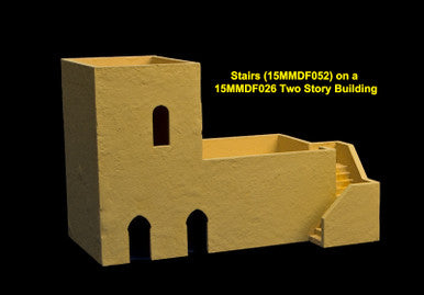 Stairs - 3 Per Kit (MDF) - 15MMDF052