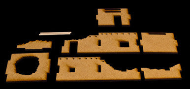 Ruined Afghan Style Hovel (MDF) - 15MMDF073