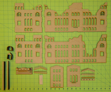 15mm WWII Government Building (MDF) - 15MMDF350-1