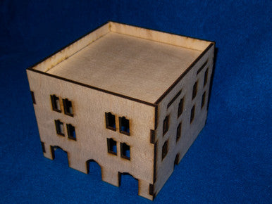 Middle East Three Story Building With Removable Roof (MDF) - 15MMDF027-R