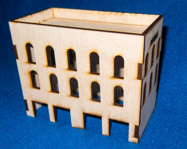 Middle East Three Story Building With Removable Roof (MDF) - 15MMDF025-R