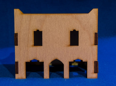 Middle East Two Story Building (MDF) - 15MMDF018