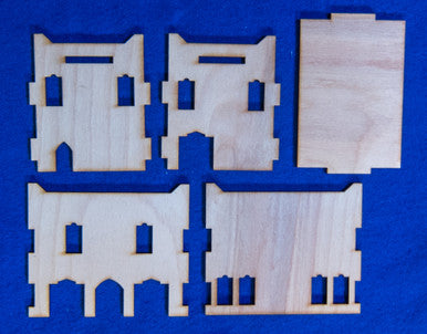 Middle East Two Story Building (MDF) - 15MMDF018