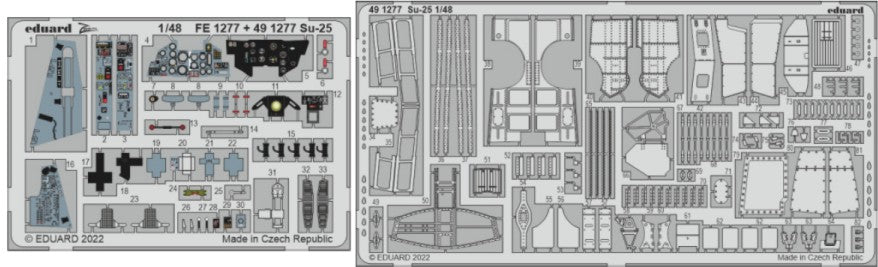 Eduard 491277 1/48 Aircraft- Su25 for ZVE (Painted)