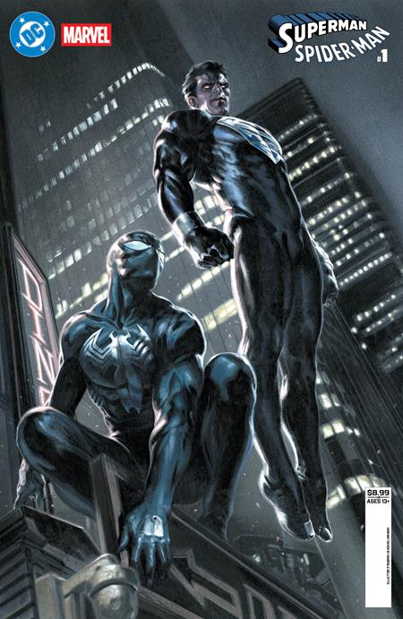 DC MARVEL SUPERMAN SPIDER-MAN #1 (ONE SHOT) CVR G GABRIELE DELL OTTO SUPERMAN BLACK & SPIDER-MAN BLACK CARD STOCK VAR (03/25/2026)