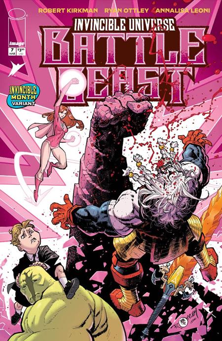 INVINCIBLE UNIVERSE BATTLE BEAST #7 CVR H RYAN OTTLEY & ANNALISA LEONI INVINCIBLE TEAM UP VAR (03/25/2026)