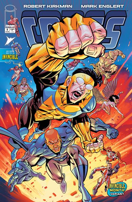 INVINCIBLE UNIVERSE CAPES #5 CVR F MARK ENGLERT INVINCIBLE TEAM UP VAR (03/25/2026)