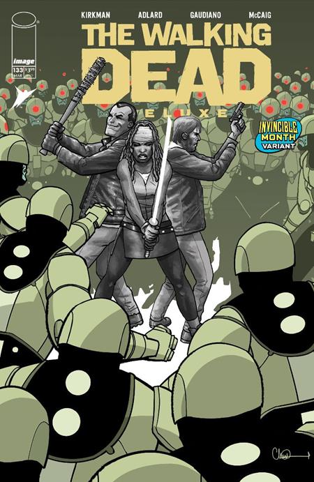 WALKING DEAD DELUXE #133 CVR E DAVID FINCH & DAVE MCCAIG INVINCIBLE TEAM UP VAR (MR) (03/18/2026)
