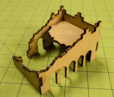 Middle East One Story Building (MDF) - 15MMDF012-D